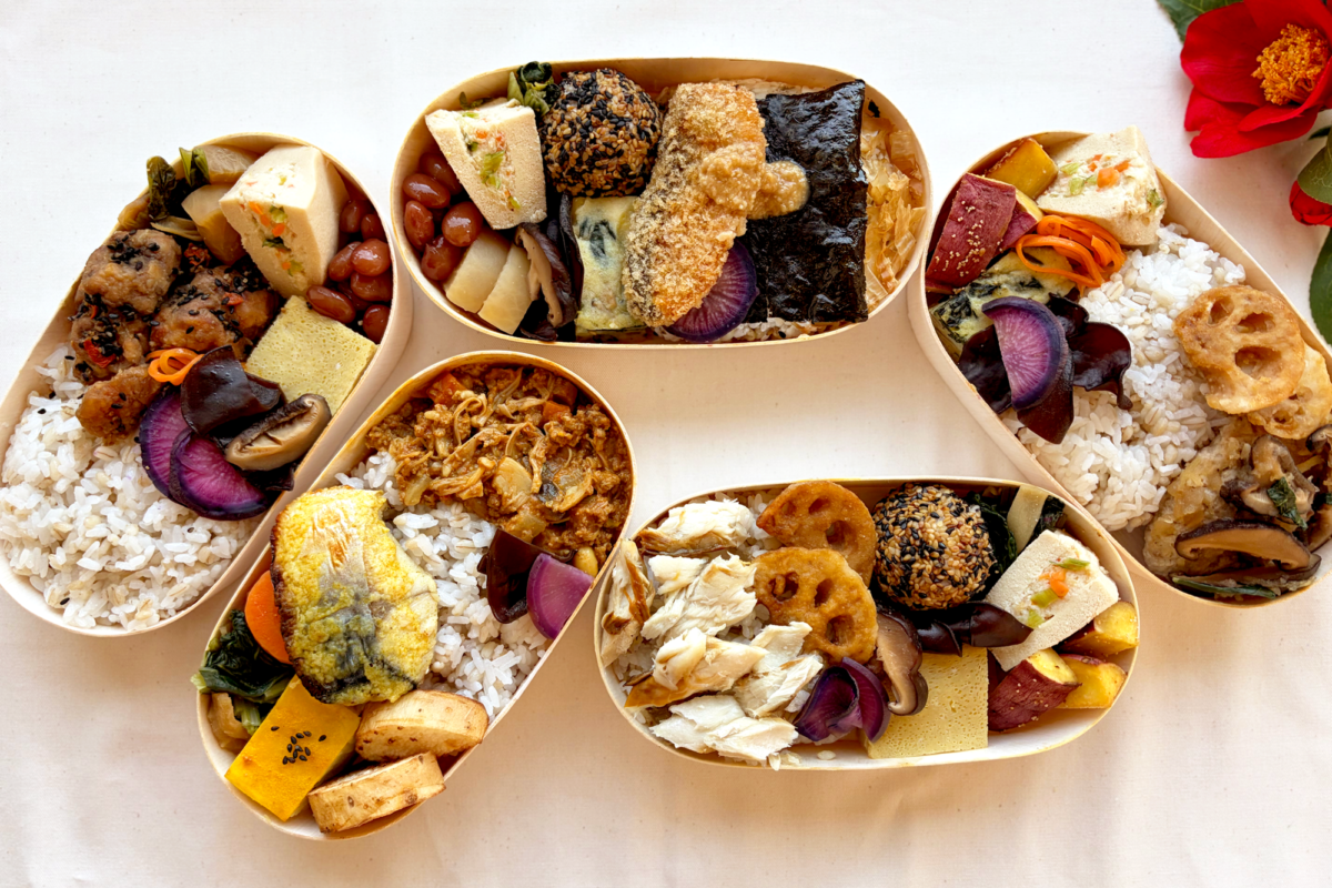 冬のお弁当5種セット【無添加、無農薬米、有機・特別栽培野菜】